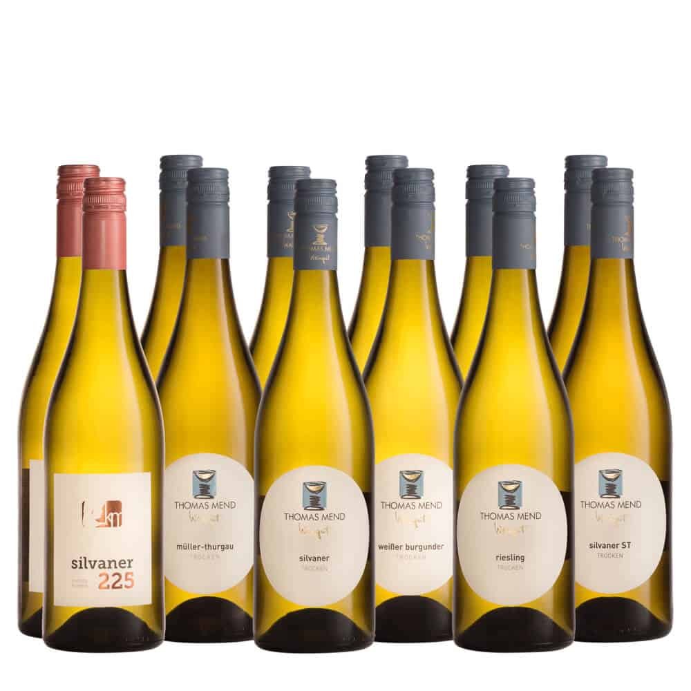 Franken Vielfalt | Weinpaket mit 12 Burgunderflaschen